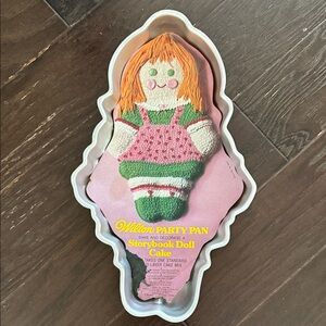 Wilton Storybook Doll Cake Pan - Pink and Green